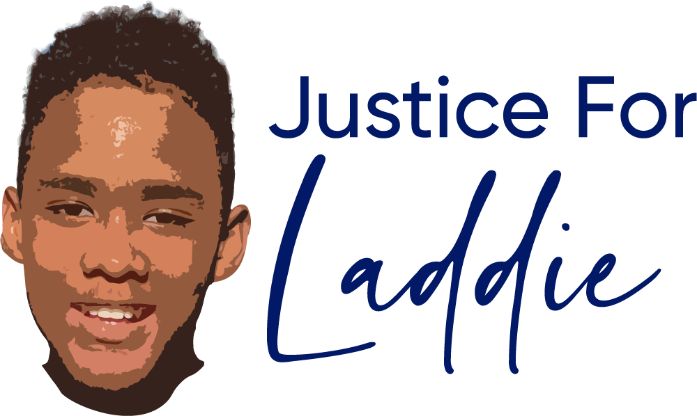 Justice for laddie gillett colored logo